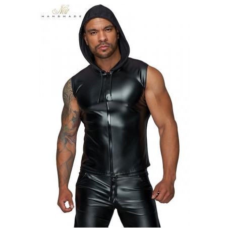 Veste à capuche sans manches H062