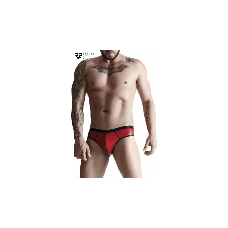 Slip rouge wetlook - Regnes