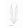 Ensemble body ouvert Renee blanc - Christine