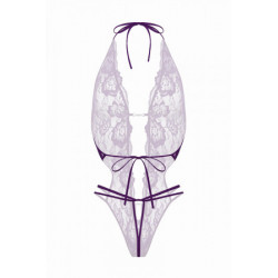Body string ouvert Renee violet - Christine