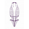 Body string ouvert Renee violet - Christine