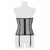 Corset bustier à jarretelles - Grey Velvet
