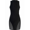 Robe moulante noire V-10619 - Axami