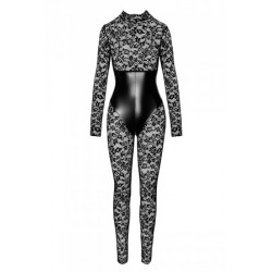 Combinaison corset Enigma F299 dentelle et wetlook
