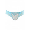 String tanga bleu V-10128 - Axami