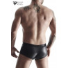 Shorty ouvert noir wetlook - Regnes