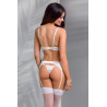 Ensemble lingerie jarretelles Inoe