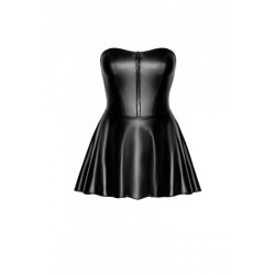 Mini robe bustier Dreamer F308 wetlook