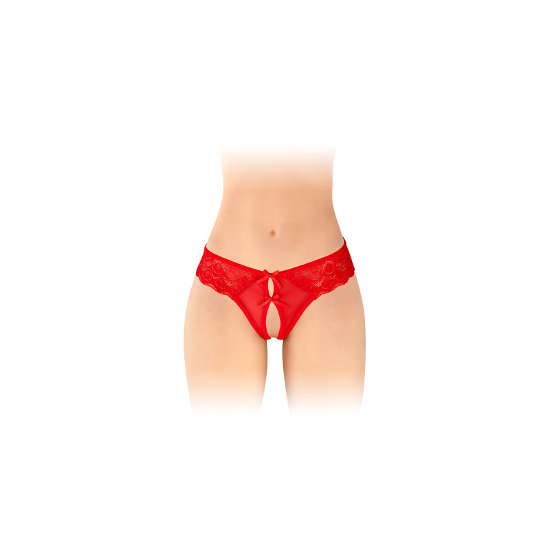 String ouvert Alicia rouge - Fashion Secret